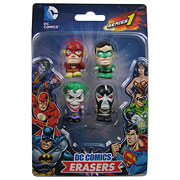 DC Comics Superhero Eraser Set B 4-Pack